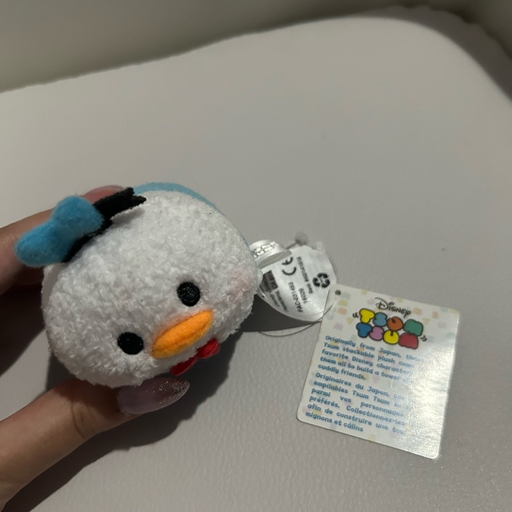 Disney Tsum Tsum Donald Duck Plush - White, Blue, and Orange